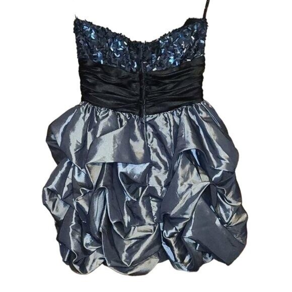 Speechless Size 5 Prom Homecoming Mini Ruched Sequined Dress - Picture 4 of 8